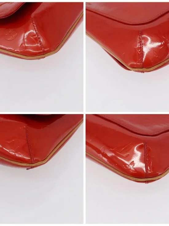 LOUIS VUITTON Monogram Vernis Thompson Street Bag Red M91094 LV Auth 172379 - Picture 14 of 16